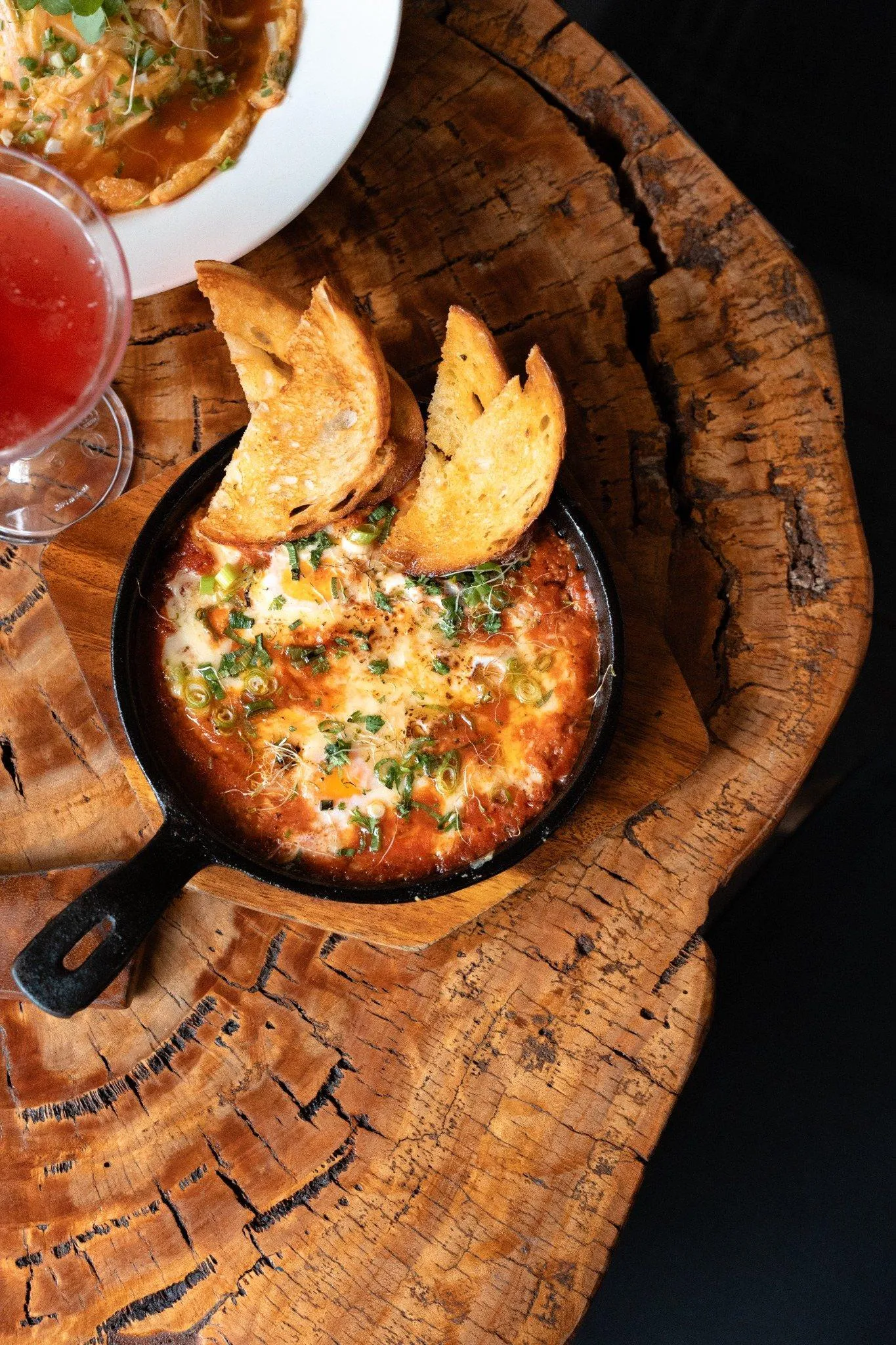 Skillet dish at The Duck Inn