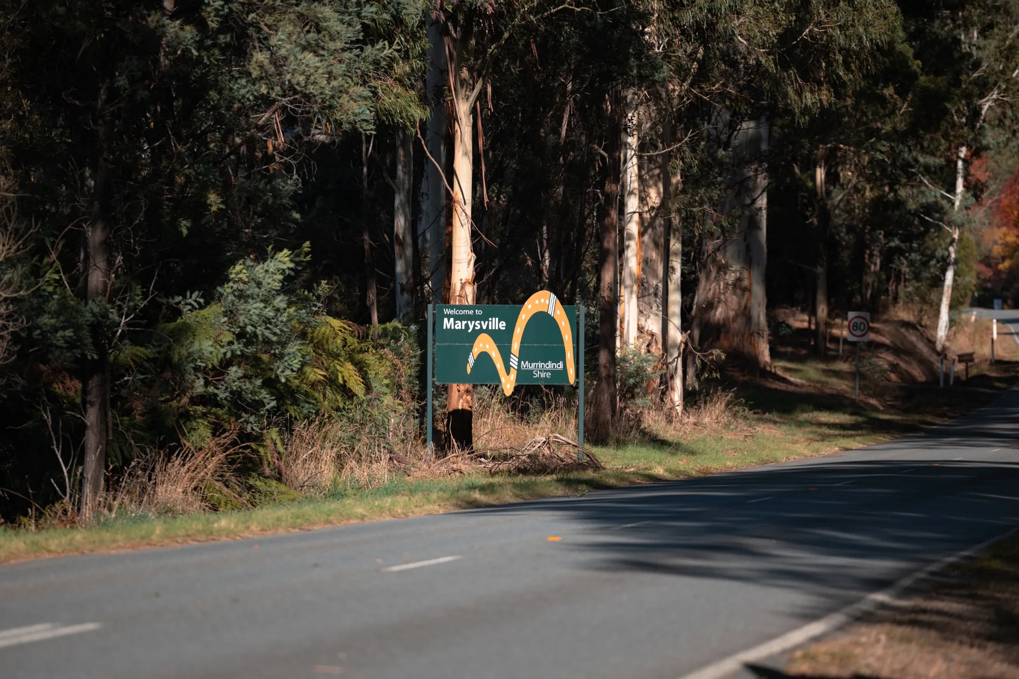 Welcome to Marysville sign