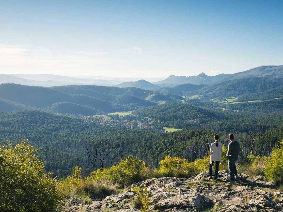 Viewing platform at Keppel Lookout above Marysville