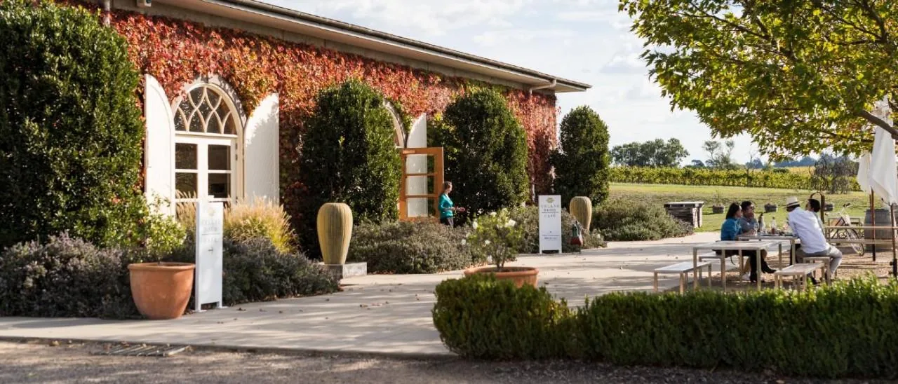 Wine tasting at a Yarra Valley cellar door